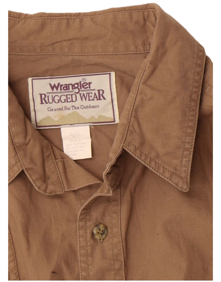 Wrangler muška košulja XL smeđi pamuk