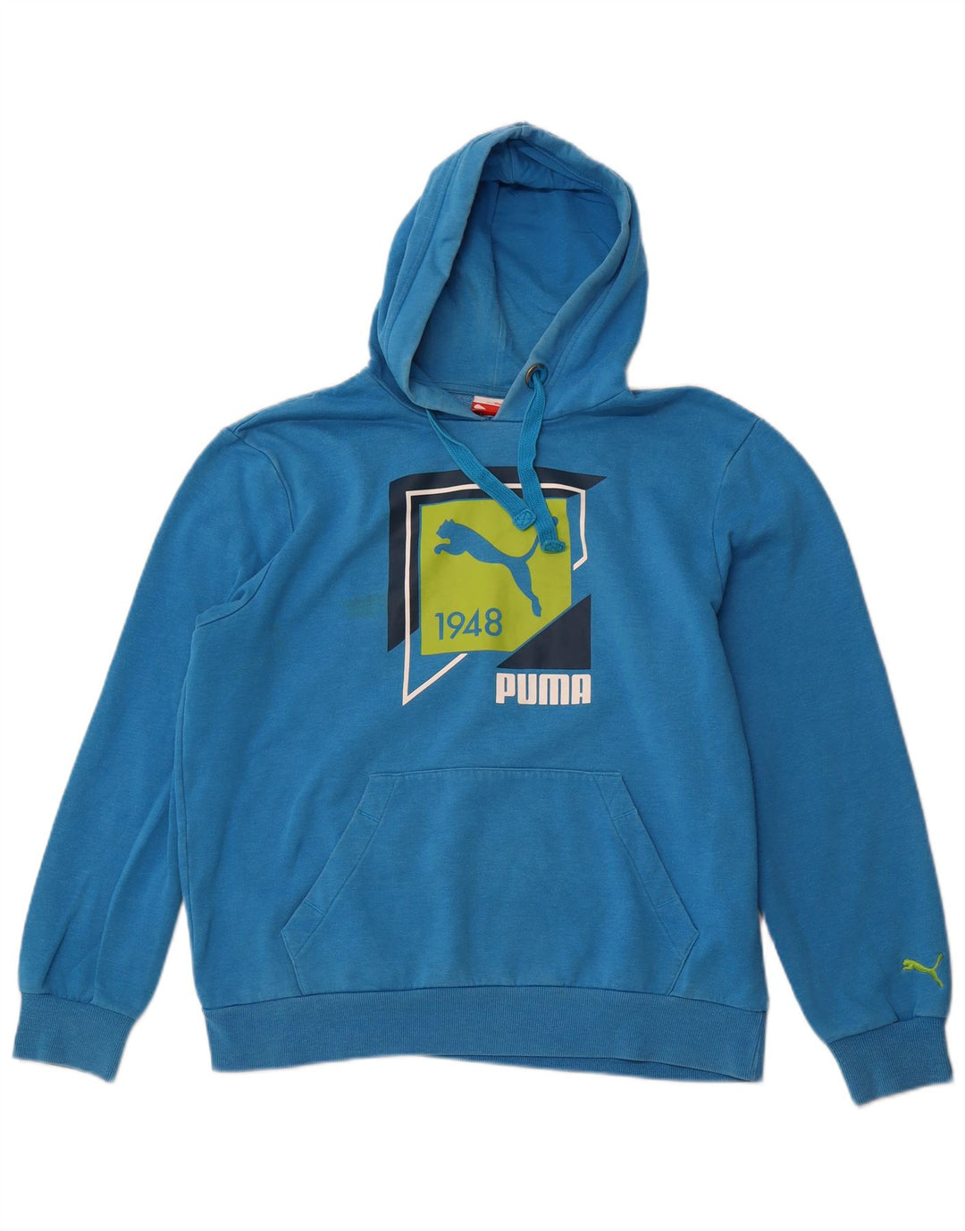 PUMA muška majica s kapuljačom s kapuljačom, velika plava