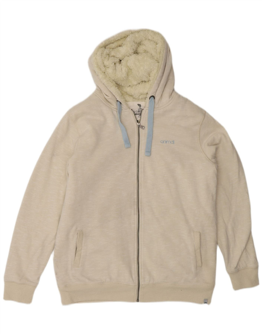 Ženska majica s kapuljačom s patentnim zatvaračem Animal UK 14 Veliki pamuk s bijelim pjegama