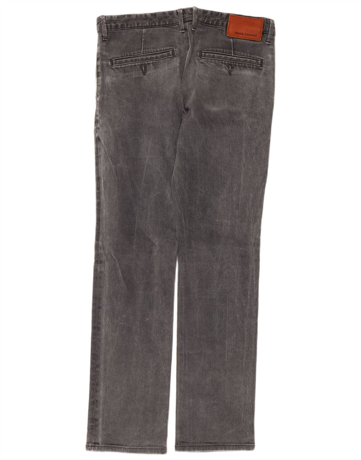 Muške ravne traperice Hugo Boss W32 L30 sive