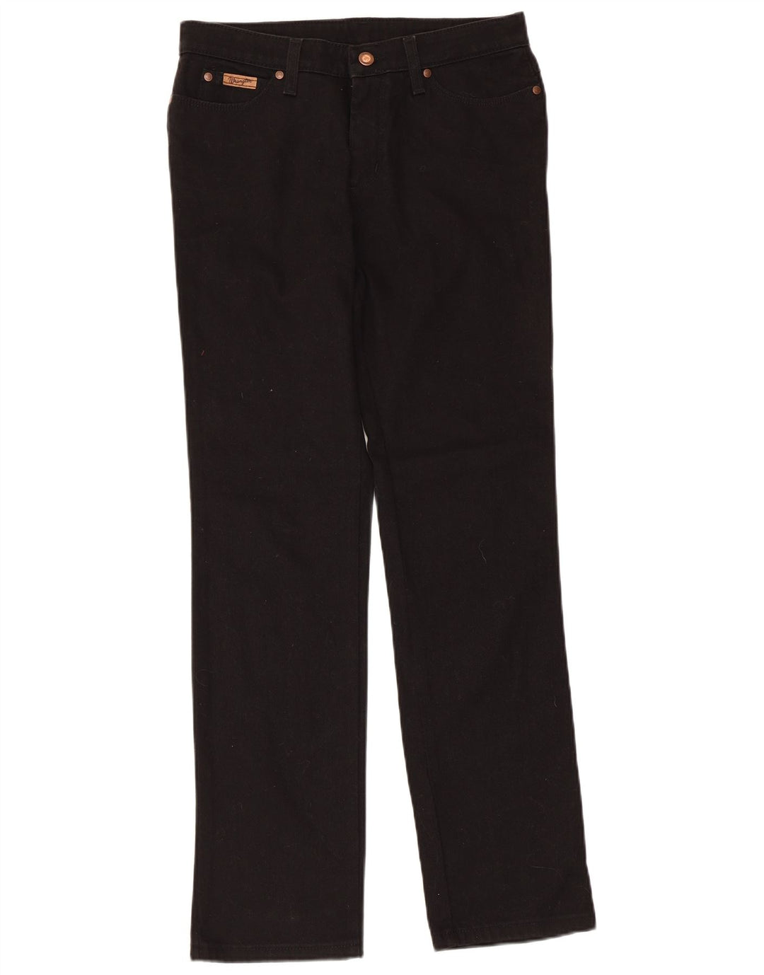 WRANGLER Muške ravne traperice W30 L31 crni pamuk