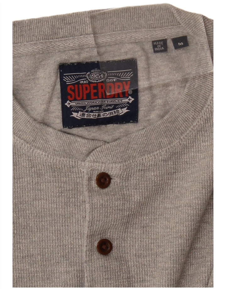 SUPERDRY muška majica dugih rukava srednje sive boje