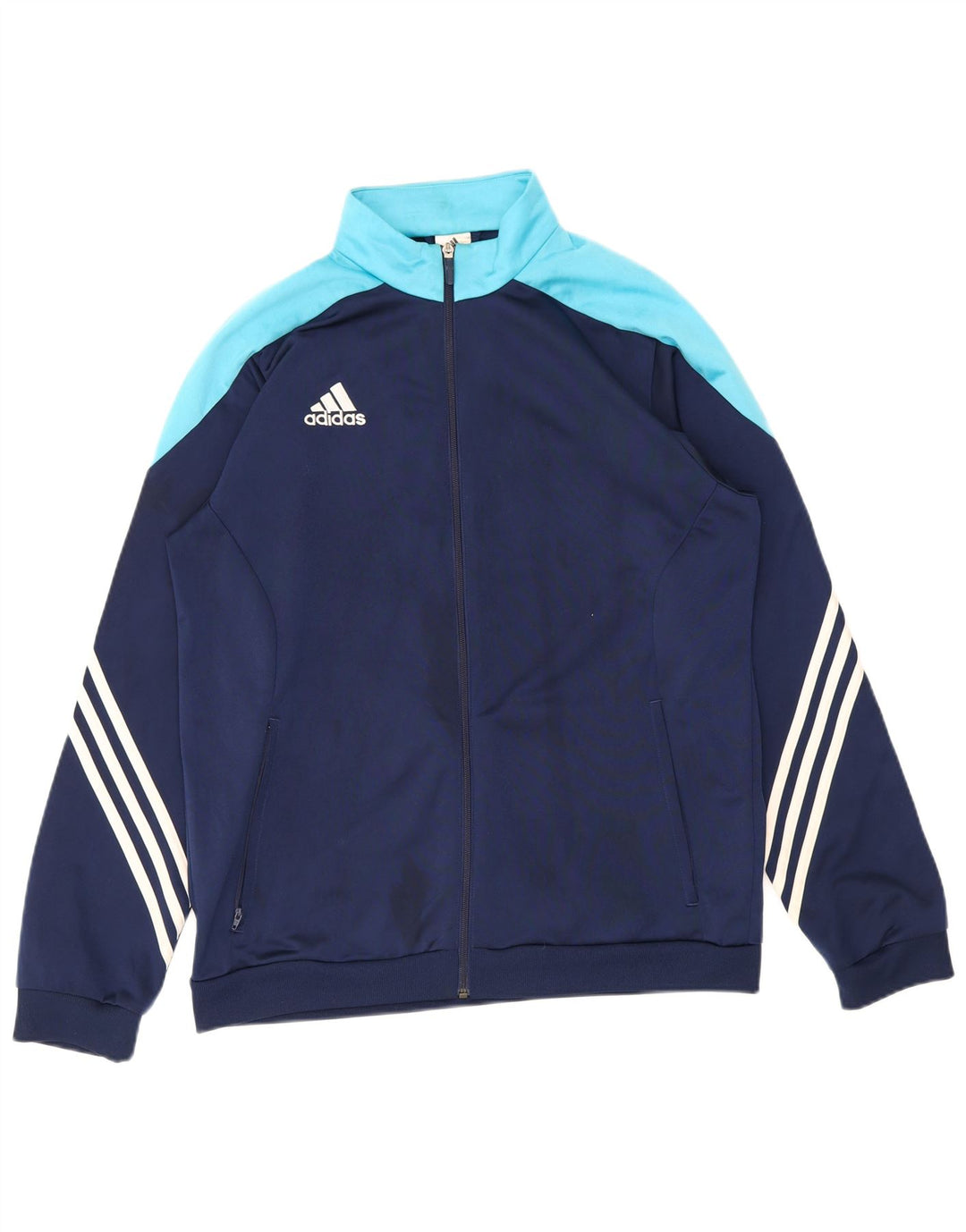 Adidas muška trenirka velika jakna od tamnoplavog poliestera