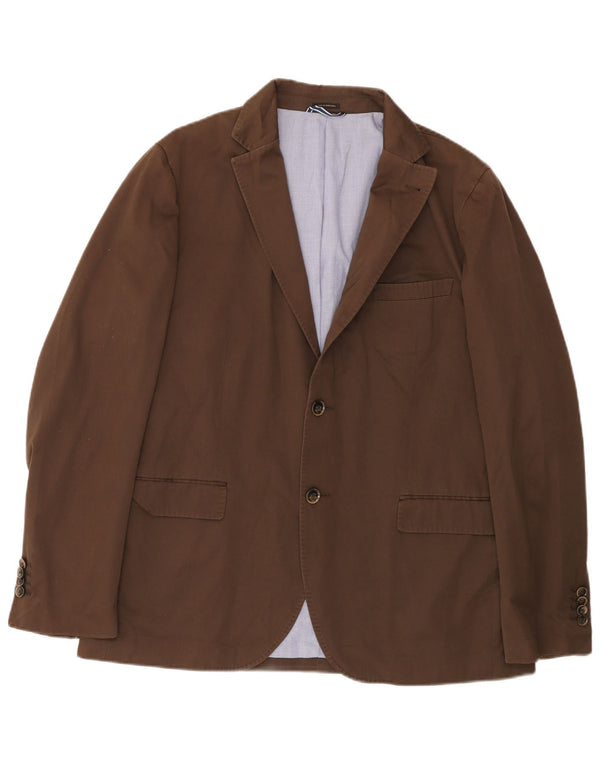 Massimo Dutti muška jakna s 2 gumba EU 54 XL smeđi pamuk