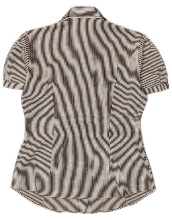 Marks & Spencer ženska košulja bluza UK 10 male bež pruge