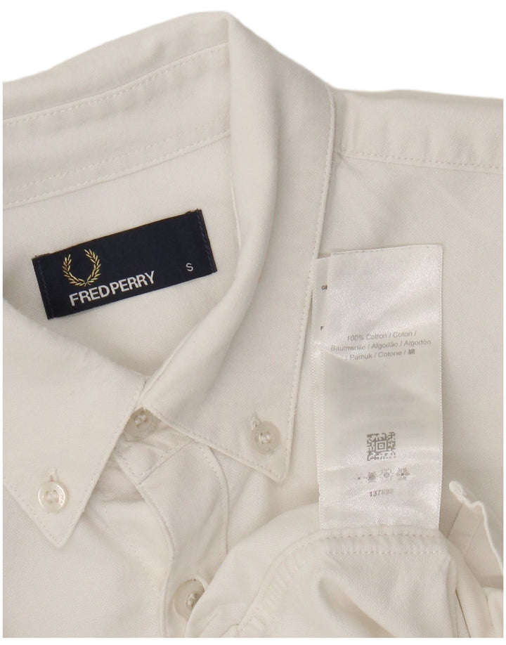 Fred Perry muška košulja Mala bijela pamučna