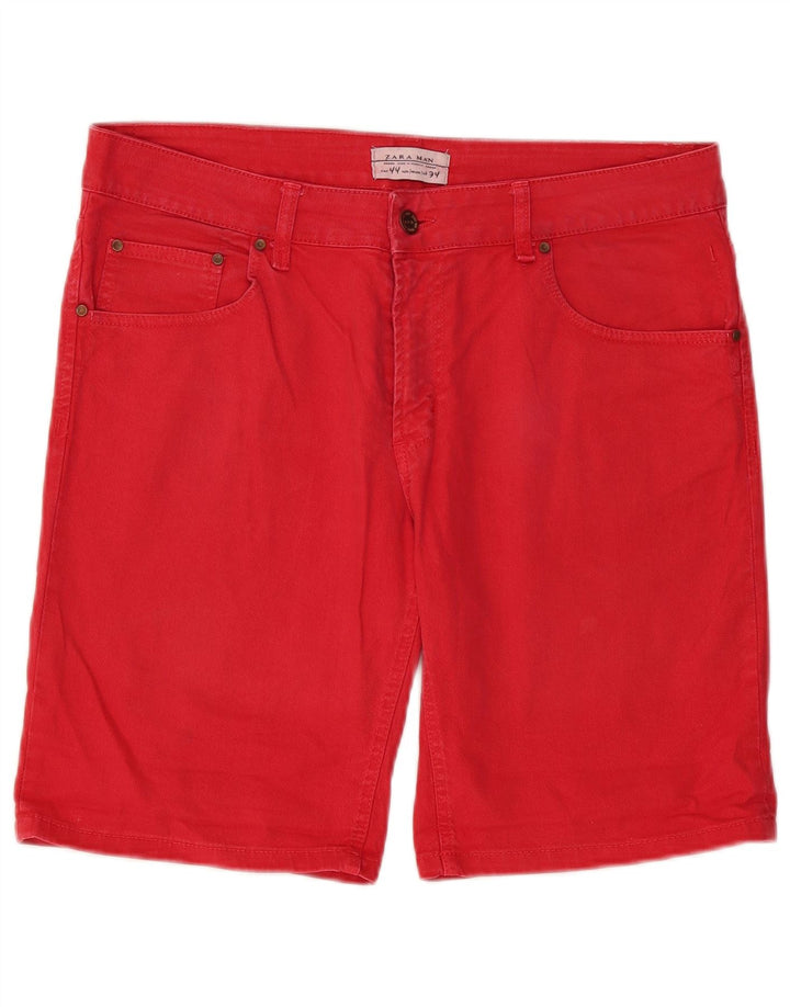 ZARA muške traper kratke hlače EU 44 velike W34 crvene
