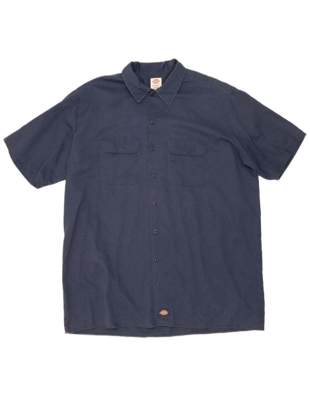 DICKIES visoka muška košulja kratkih rukava 2XL tamnoplavi poliester