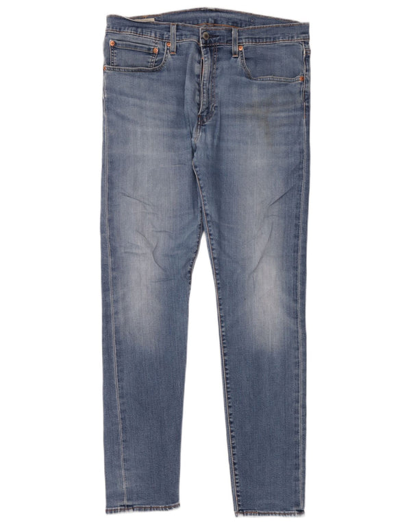 Levi's muške uske traperice W34 L32 plavi pamuk
