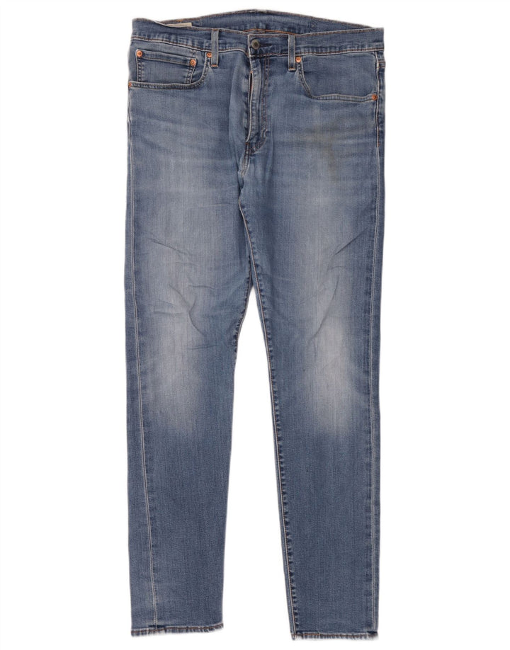 Levi's muške uske traperice W34 L32 plavi pamuk