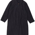 SCHNEIDERS Womens Overcoat UK 22 3XL  Navy Blue Cotton