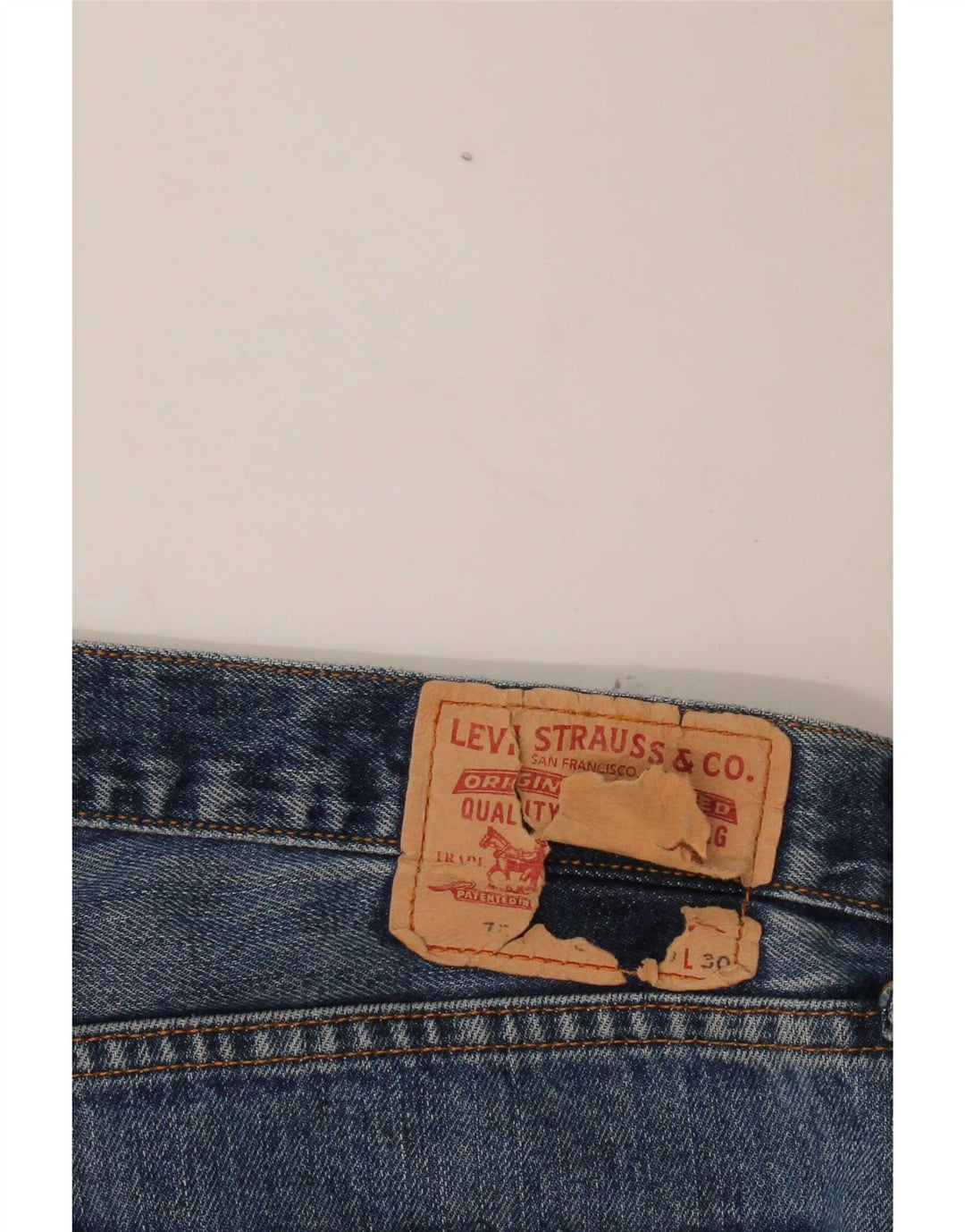Levi's ženske ravne traperice W40 L30 plavi pamuk