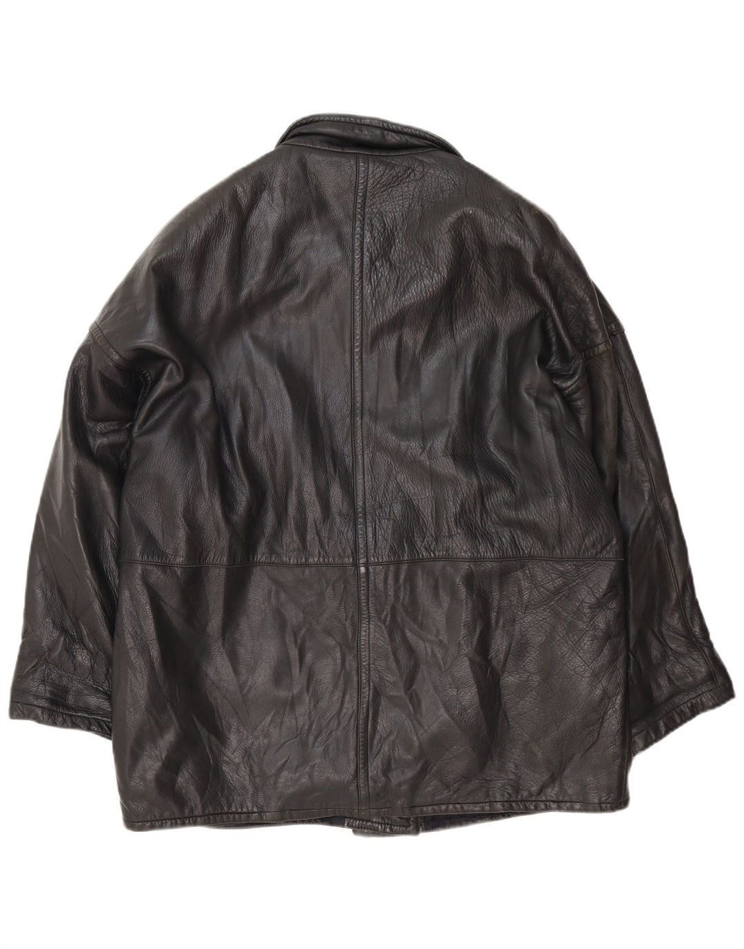 Vintage ženska kožna jakna UK 18 XL crna