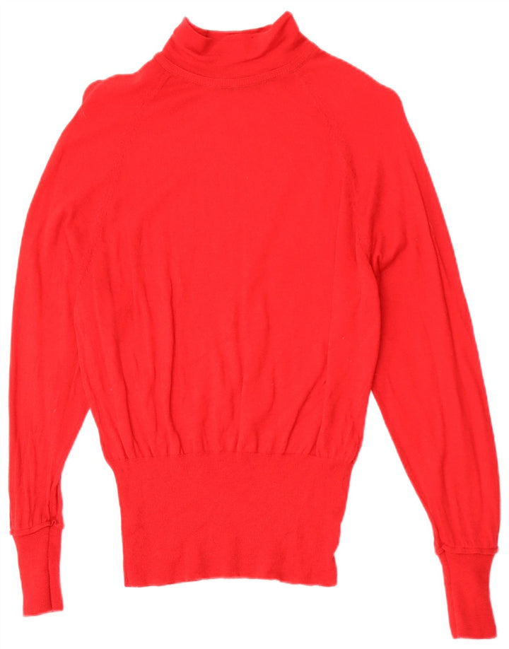 MARKS & SPENCER Ženski džemper s okruglim izrezom UK 12 Medium Crvena