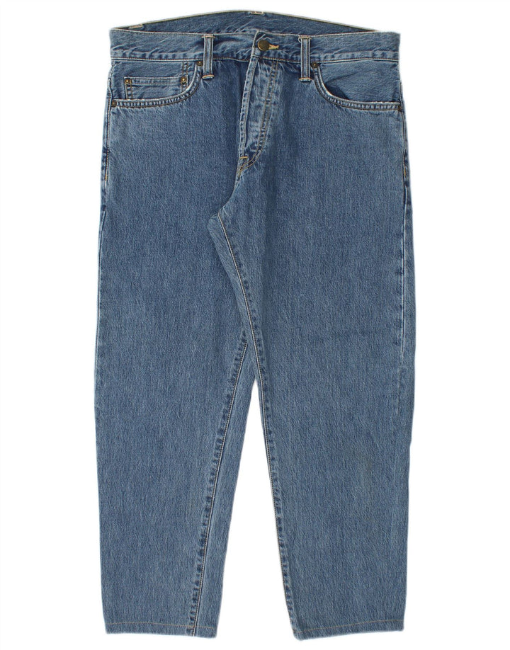 CARHARTT muške sužene traperice Klondike W31 L25 plavi pamuk