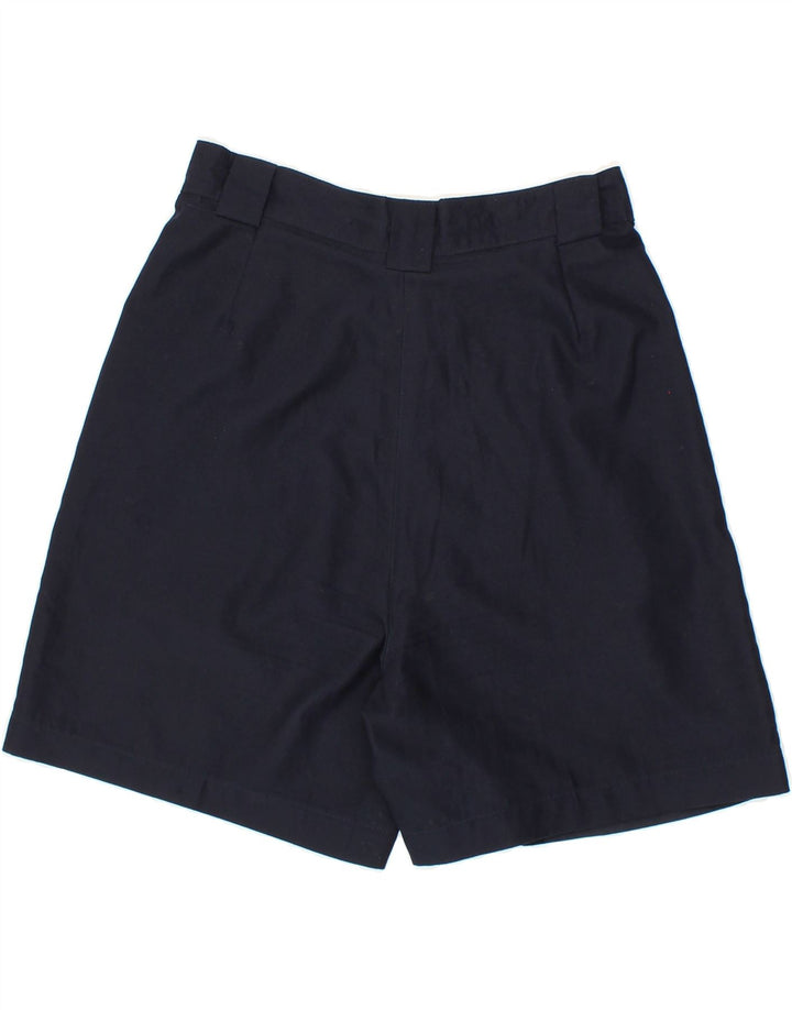 BELFE Womens Pegged Casual Shorts IT 44 Medium W32  Navy Blue Cotton Vintage Belfe and Second-Hand Belfe from Messina Hembry 