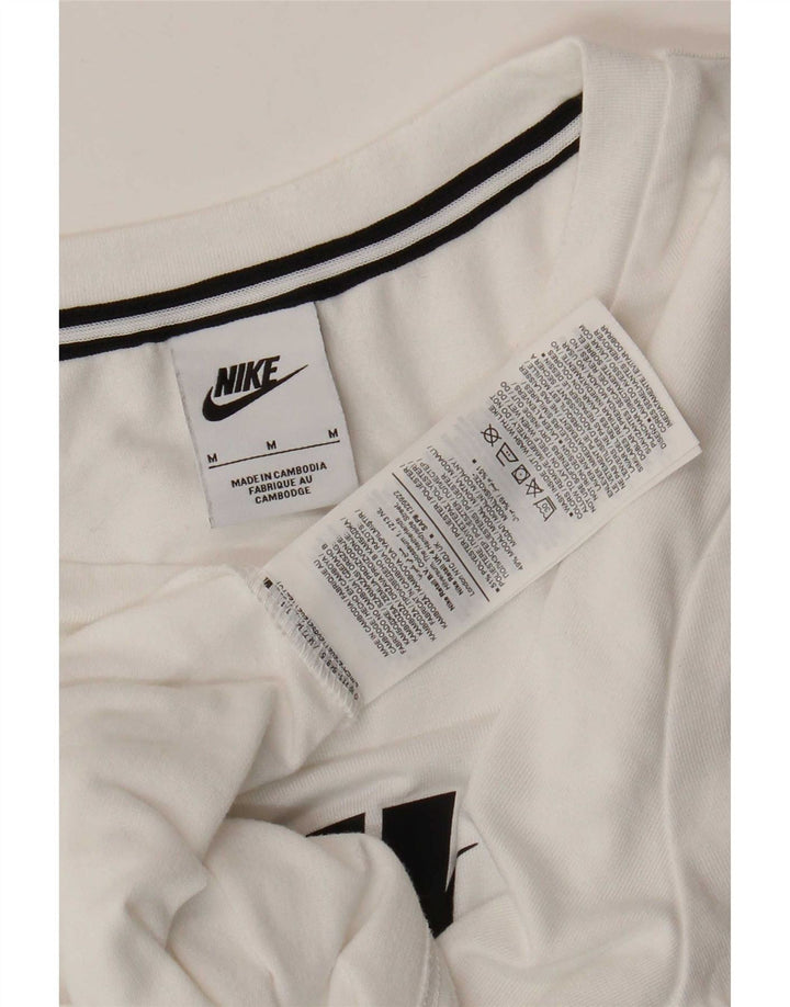 Nike Ženska majica kratkih rukava s grafičkim motivima UK 14 Srednji bijeli poliester