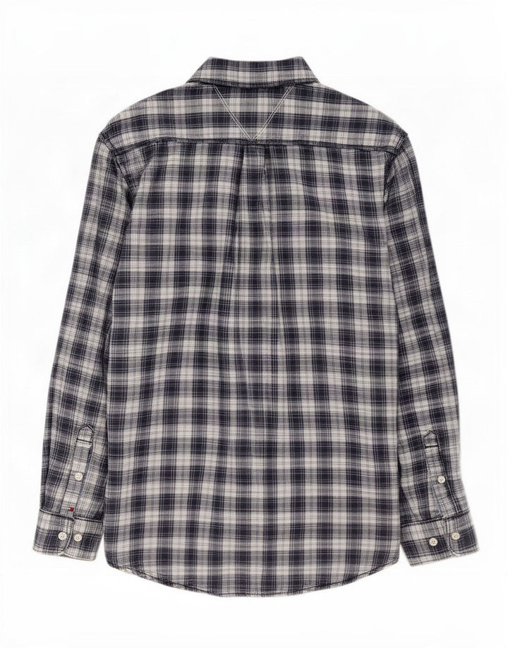 Tommy Hilfiger muška flanelska košulja, veliki tamnoplavi karirani pamuk