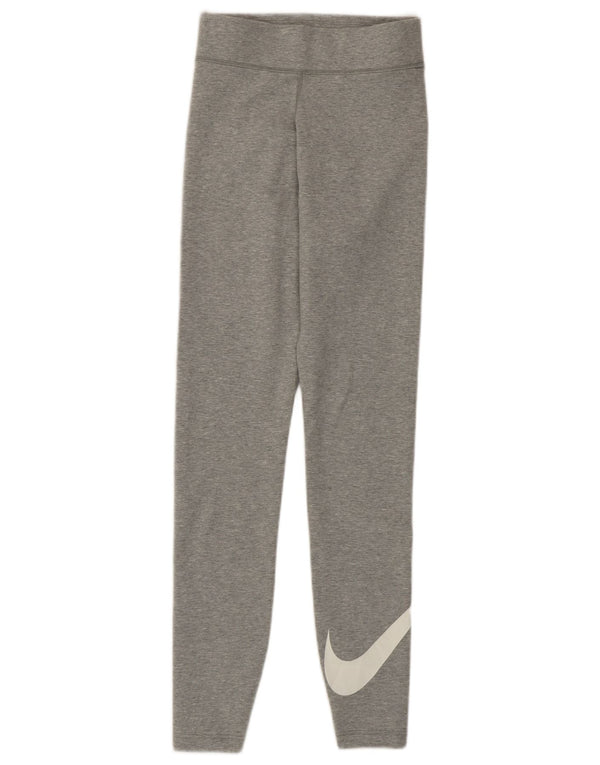 Nike ženske grafičke tajice UK 4 XS sivi pamuk