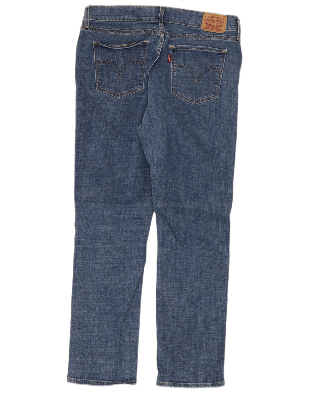 LEVI'S ženske klasične klasične ravne traperice US 12 Large W32 L28 plave