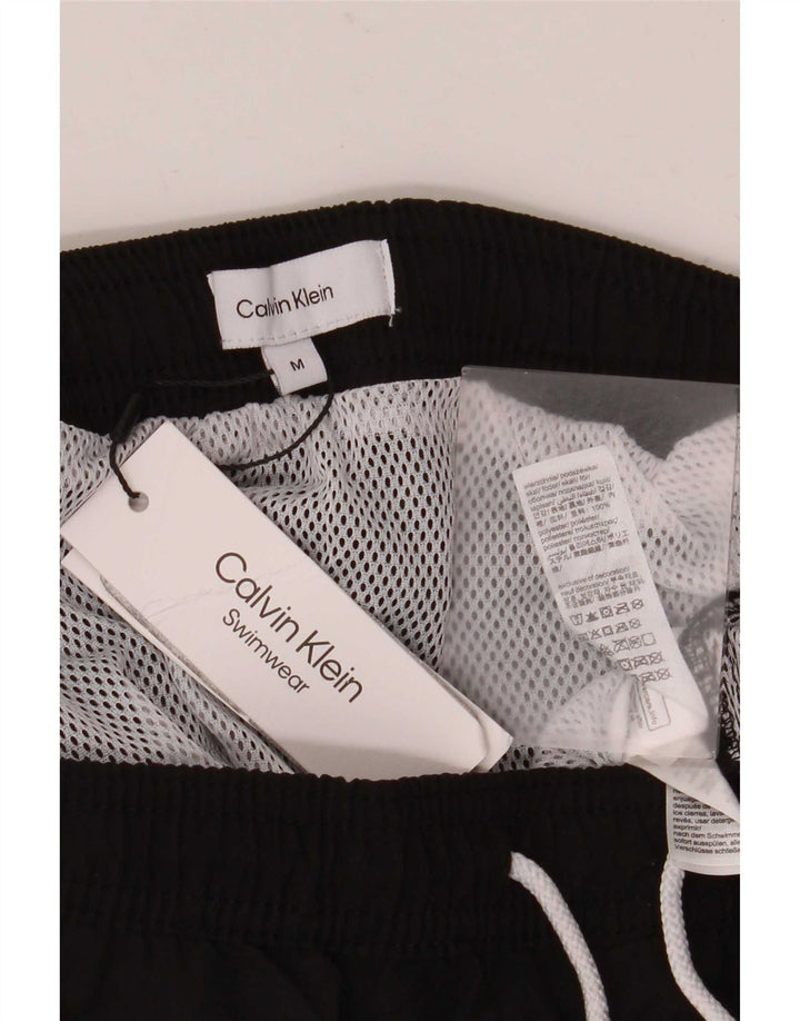Calvin Klein muške kratke hlače za plivanje srednje veličine, crni poliester