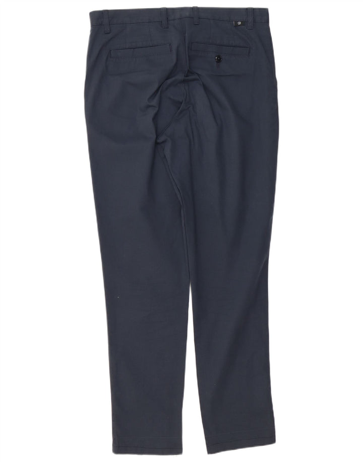 Muške uske chino hlače Ted Baker W32 L31 tamnoplavi poliester