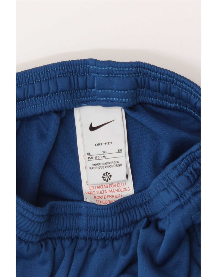 Nike Boys Dri Fit Hlače za trenirku 13-14 godina XL plavi poliester