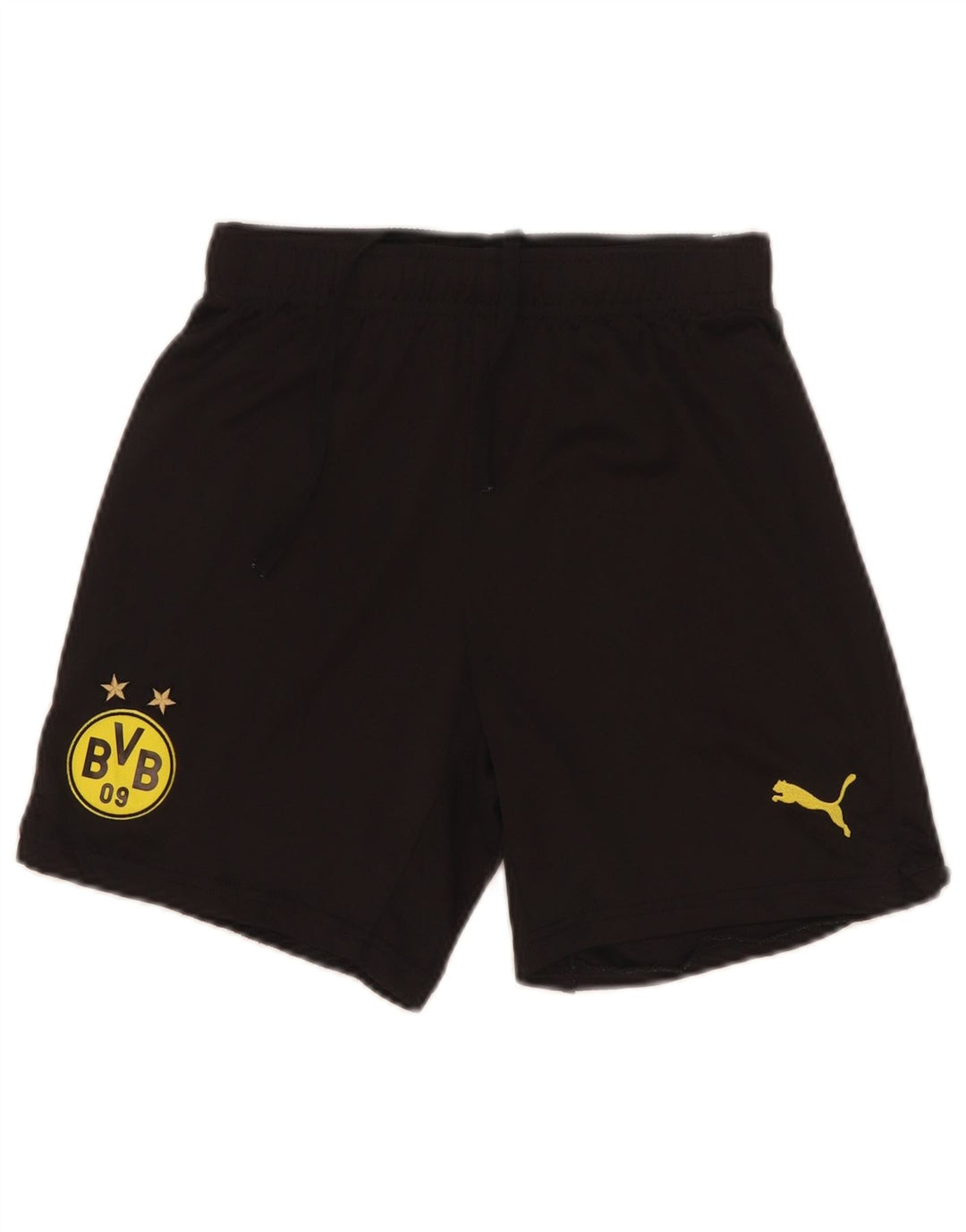 Puma Boys BVB Dortmund kratke sportske hlače 11-12 godina crne poliesterske
