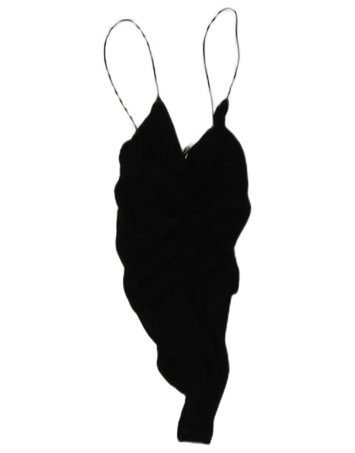 Zara ženska mini slip haljina UK 12 srednje crna