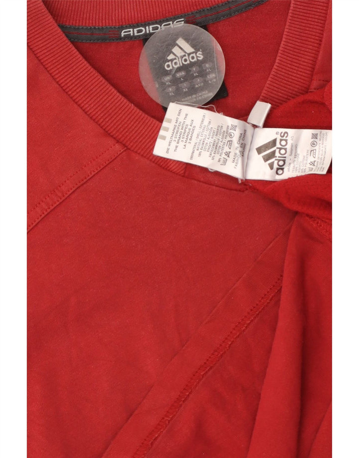 ADIDAS muška majica s grafičkim motivima XL, crveni pamuk