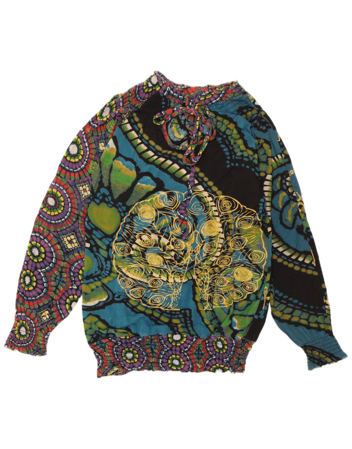 Desigual ženski gornji dio bluze s apstraktnim uzorkom UK 14 srednje višebojan