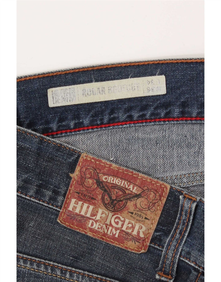 Tommy Hilfiger muške traperice Regular Fit Bootcut W36 L34 Plavi pamuk
