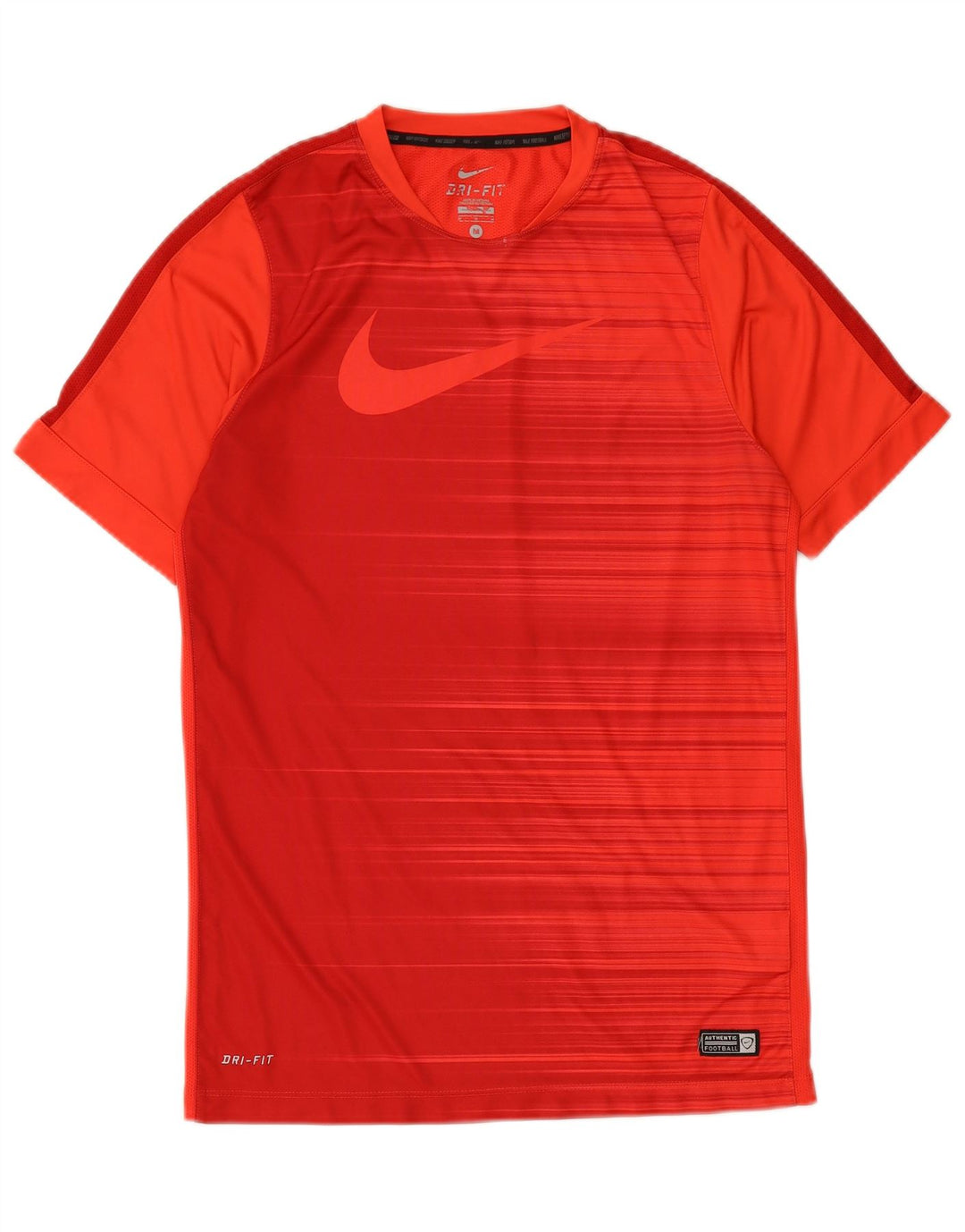 NIKE muška Dri Fit grafička majica kratkih rukava srednje crvene boje od poliestera