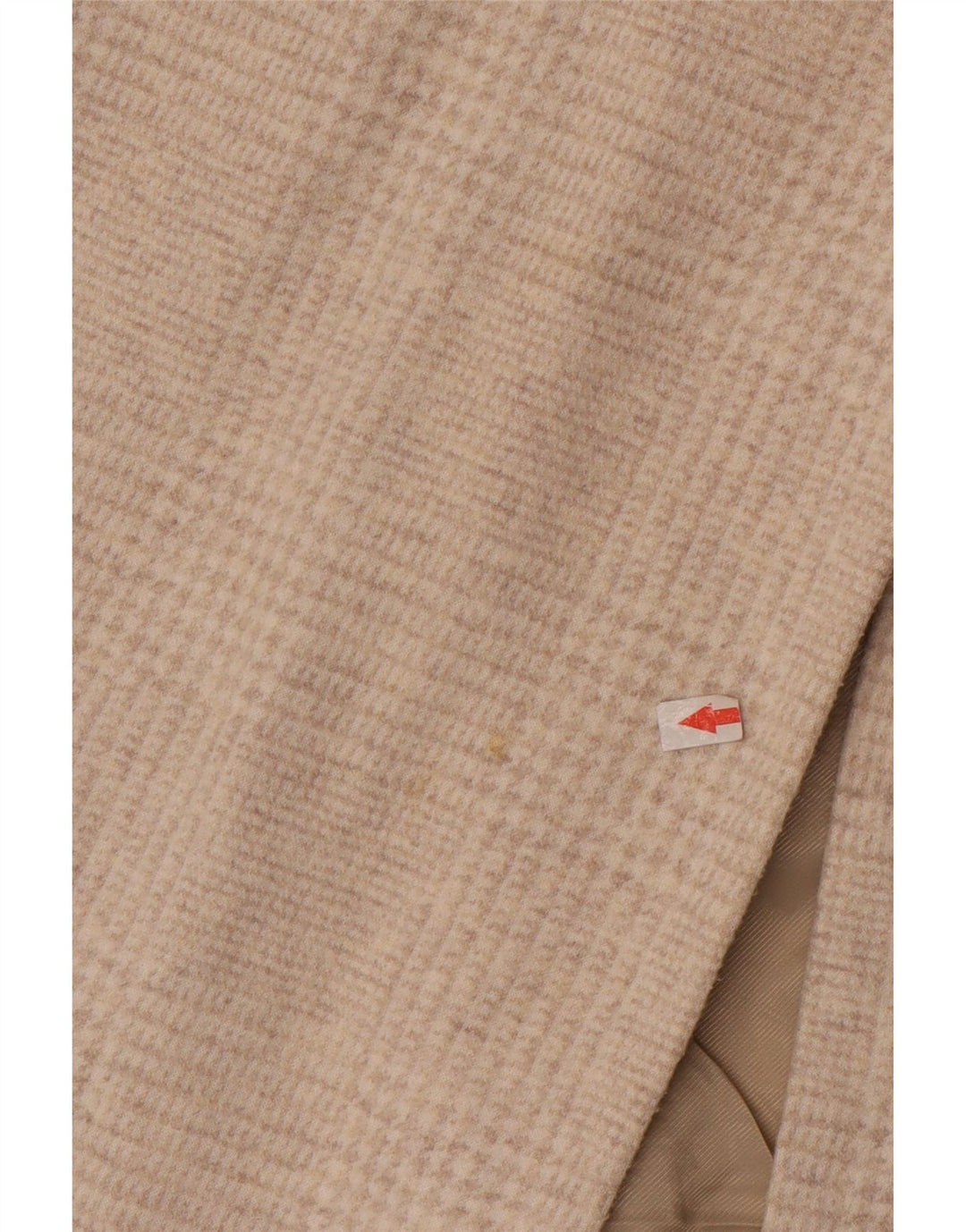 Zara ženski preveliki kaput UK 10 Small Beige Houndstooth