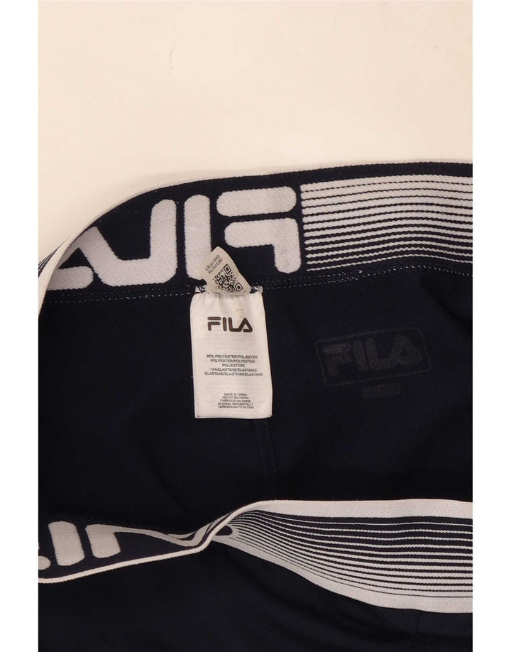 Fila ženske grafičke tajice UK 14 srednje tamnoplave poliesterske boje