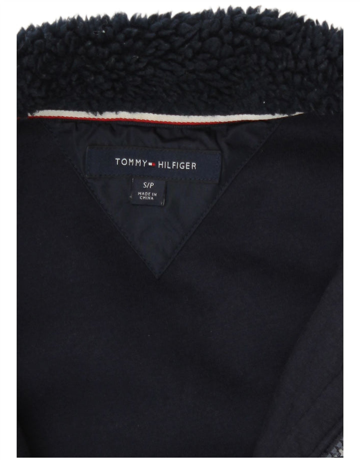 Tommy Hilfiger Ženska jakna od flisa UK 10 Mala tamnoplava poliester