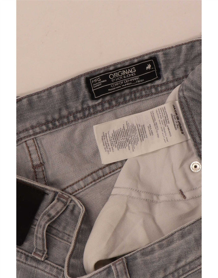 Jack & Jones Muške uske traperice Tim W30 L34 Sivi pamuk
