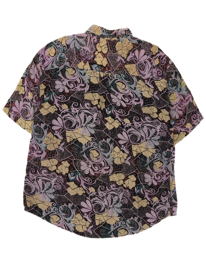 ORSO POETA Muška košulja kratkih rukava 2XL višebojna paisley viskoza