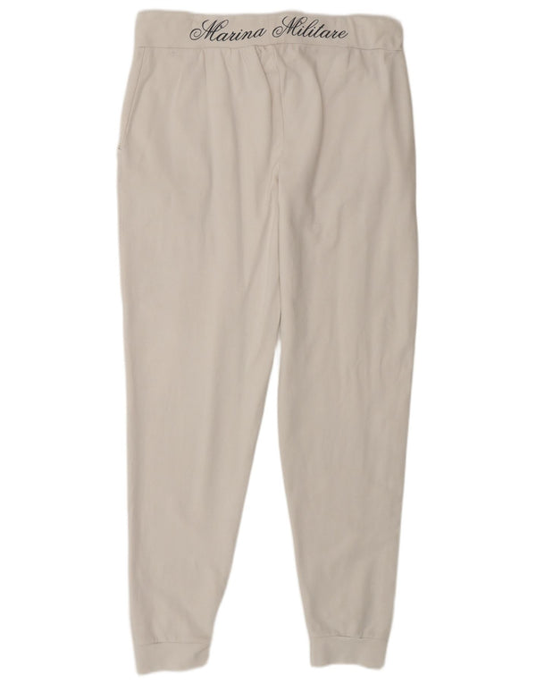 MARINA MILITARE Ženska trenirka Hlače Joggers UK 16 Large White