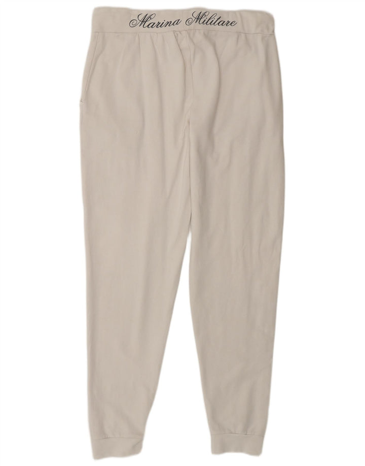 MARINA MILITARE Ženska trenirka Hlače Joggers UK 16 Large White