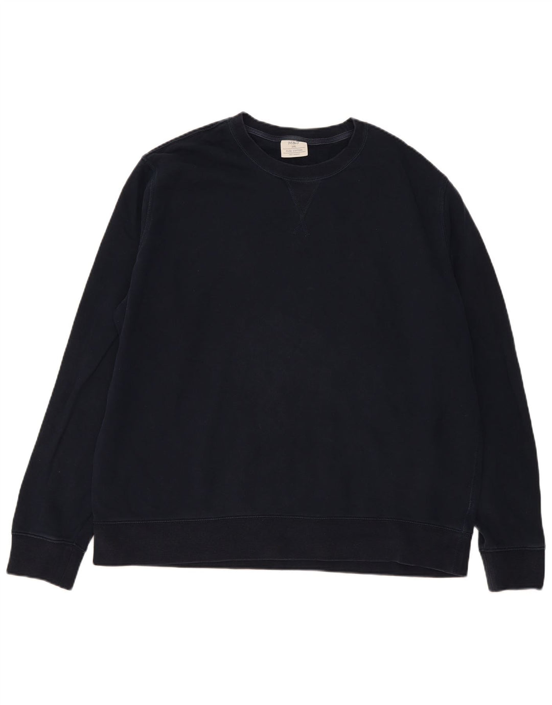 Marks & Spencer muški džemper Regular Fit 3XL tamnoplavi pamuk