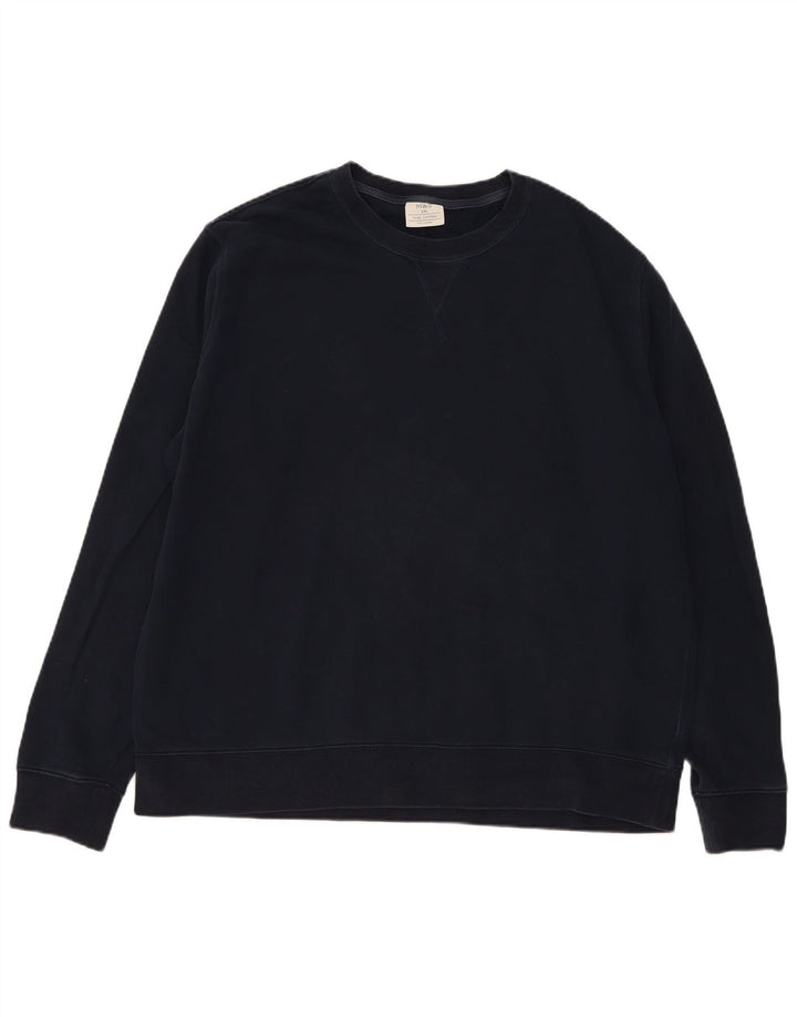 Marks & Spencer muški džemper Regular Fit 3XL tamnoplavi pamuk