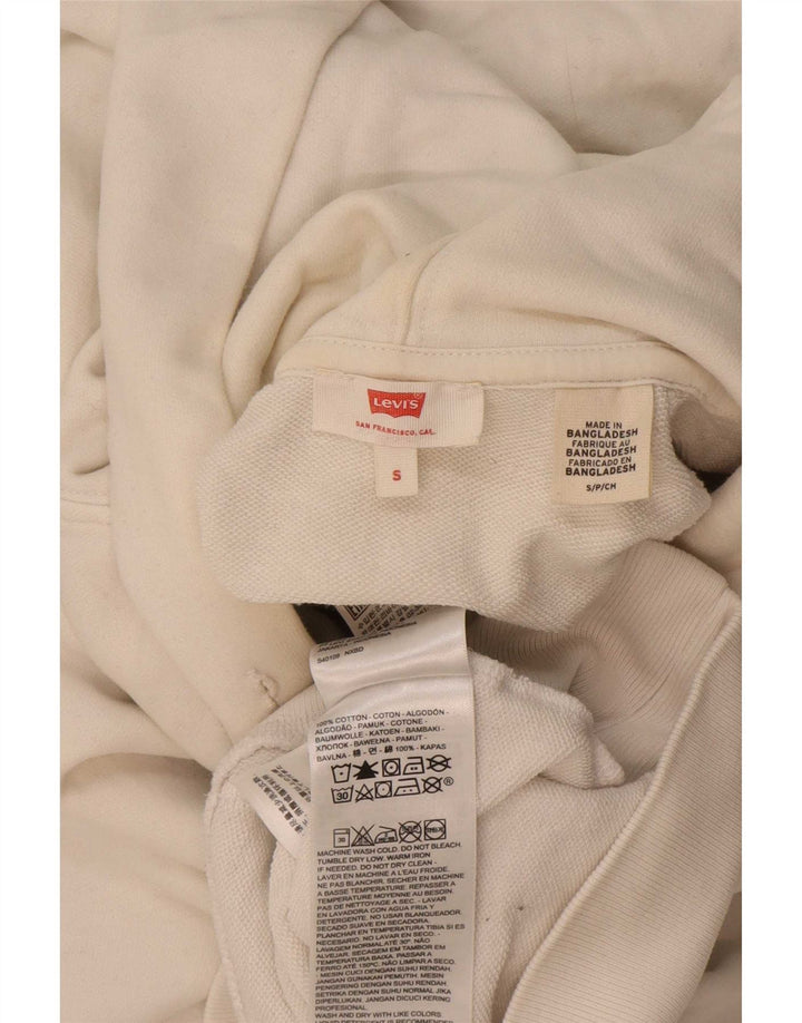 Levi's muška majica s kapuljačom s kapuljačom, mali bijeli pamuk