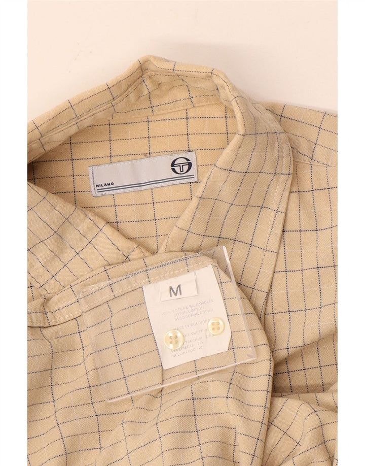 Sergio Tacchini muška košulja Srednje bež karirani pamuk