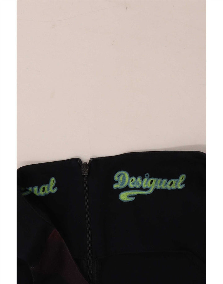 Ženska plašt-haljina Desigual UK 12 srednje raznobojne geometrije