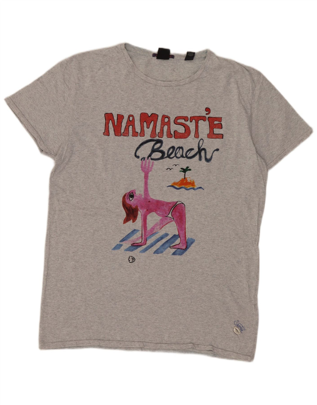 SCOTCH & SODA Muška grafička majica kratkih rukava Srednje sivi pamuk