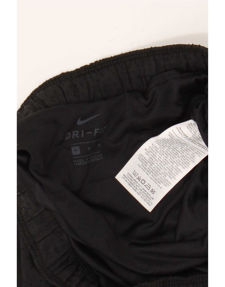 Nike ženske kratke sportske hlače Dri Fit UK 14 srednje crne boje od poliestera