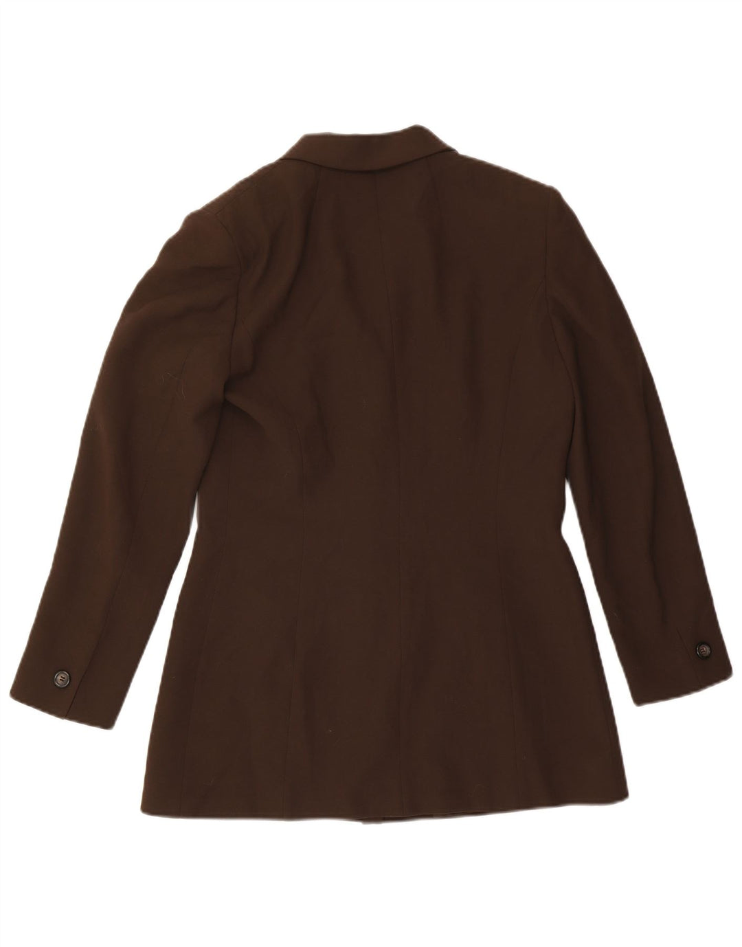 Ženska jakna s 4 gumba Marella UK 12 srednje smeđe vunene klasične