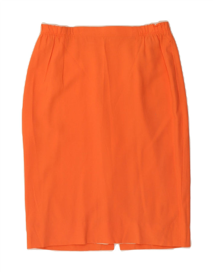 LIOLA Womens Pencil Skirt W28 Medium  Orange Polyamide Vintage Liola and Second-Hand Liola from Messina Hembry 