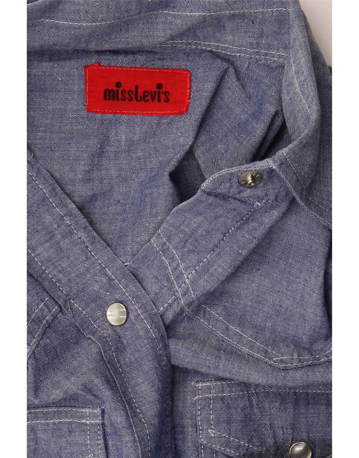 Levi's ženska košulja UK 14 srednje plavi pamuk